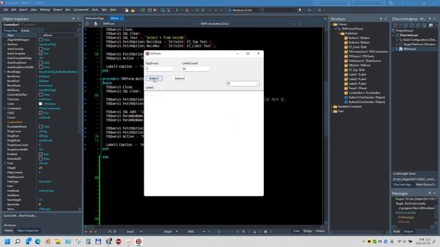 FireDAC Controls the maximum number of records to be fetched with Rad Studio Delphi смотреть онлайн