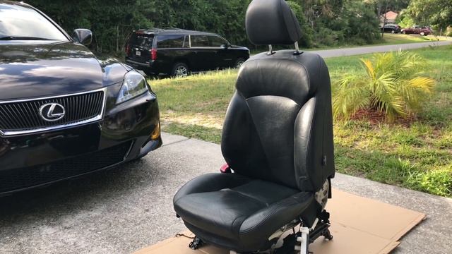 How to replace Lexus leather seat cushion cover.