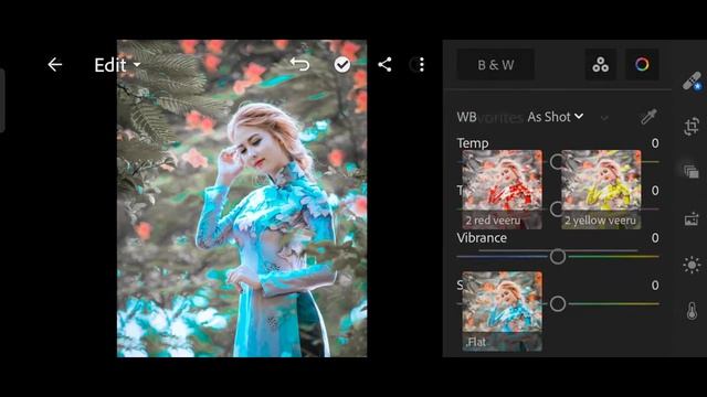 How to edit this photo in lightroom for very simple way like
