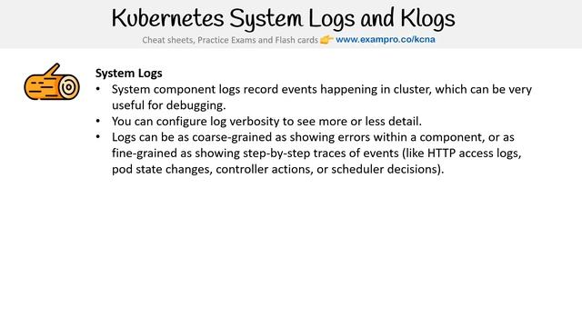 CNCF-KCNA — Kubernetes System Logs and Klogs смотреть онлайн