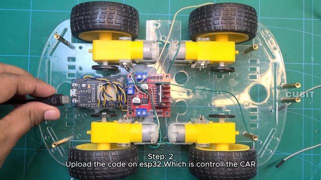 ESP32-CAM Car Project: Traffic Sign Detection and Control || CUBIT