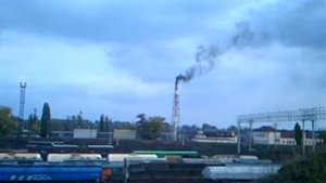 Год борьбы с экологией.  Открытие зимнего сезона.  г Лиски Воронежская область  Котельная РЖД