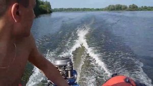 Лодка ПВХ Муссон СК 3000 и мотор Ветерок 8Э