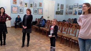 Разучивание песни "Ой вишня моя" (припев). Вокальный ансамбль народной песни