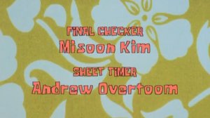 Credits for Spongebob SquarePants: The Complete 4th Season 2006 (Disc 1) (2012 Reprint)