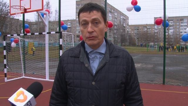 Открытие спортивной площадки в МБОУ СОШ №85 смотреть онлайн