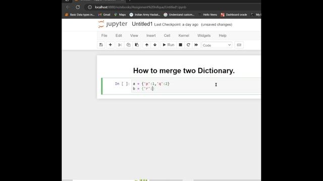 || Merge Two Dictionary || Python Tips And Tricks ||