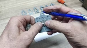 Урок 278. Определяем код ключа замка MAUER и собираем замок.