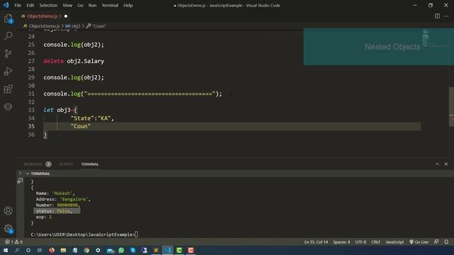Objects In JavaScript Explained | Nested Objects | Objects With Arrays | ES6