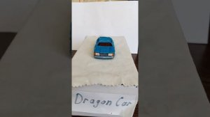 Синяя сермёрка из пластилина ВАЗ-2107.