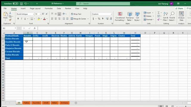 3D Reference in Excel | in Nepali | смотреть онлайн