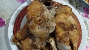 Рыба Паламут (Пеламида)жареная с картошкой и салатом из свежей капусты разнообразить ваш стол!