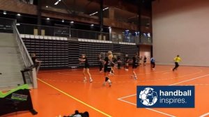 Разминка группой. Гандбольная тренировка.