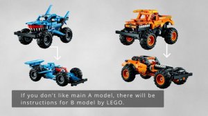 LEGO 42134 & LEGO 42135 Monster Jam Official Images | 42134 LEGO | 42135 LEGO Technic 2022 News