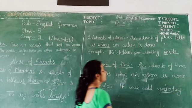 class-5 English grammar... chapter-9 adverb... explanation part 1 смотреть онлайн