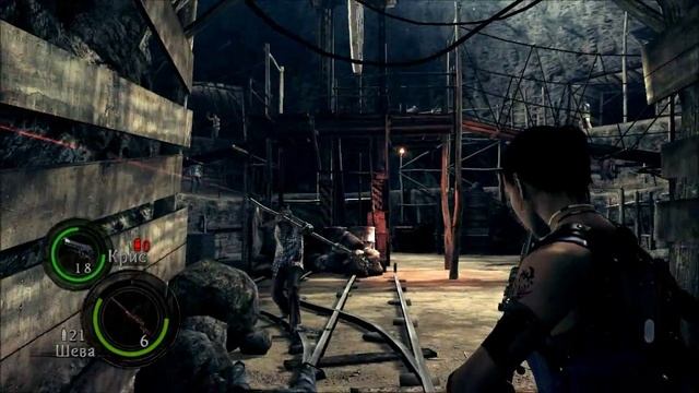 [PC] [2-2] Resident Evil 5 Co-oP - Станция железной дороги