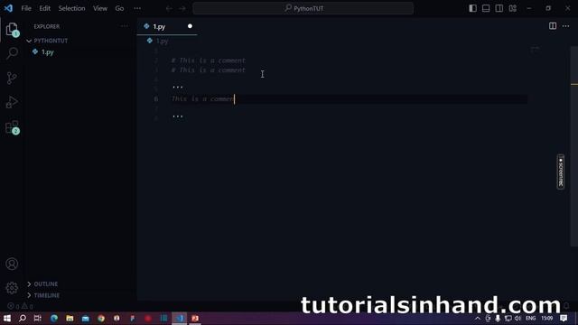 comment in python #pythonforbeginners #pythonforbeginners #viral