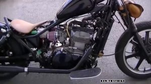 Kawasaki EN400 exhaust sound compilation