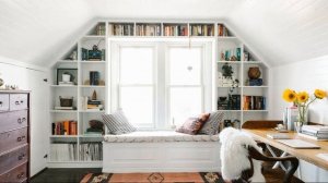 МАНСАРДА В ДОМ/ИДЕЯ ПРОСТРАНСТВА В МАНСАРДЕ/МАНСАРДА СПАЛЬНЯ КАБИНЕТ/SPASE SOLUTIONS IN THE MANSARD