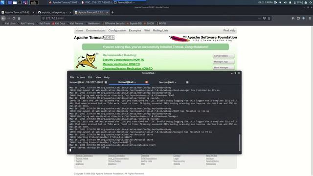 POC CVE-2017-12615 : Apache Tomcat Remote Code Execution via JSP upload смотреть онлайн