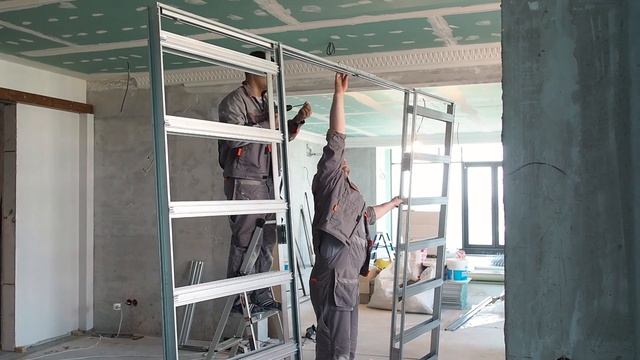 Установка пенала Eclisse для раздвижных дверей Academy смотреть онлайн