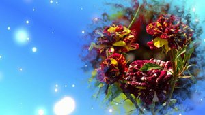 Футаж. Цветочный фон 136