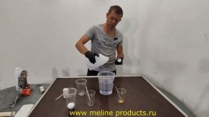 Набор №39. Стык между столешницами. Столешница из фанеры. Эпоксидная смола Metally epoxy.