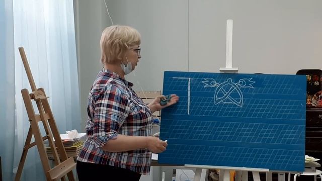 Уроки Затомской росписи  Урок 1 Рисуем буквицу Т
