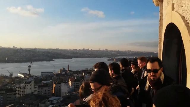 MAGICAL VIEW OF ISTANBUL FROM GALATA TOWER | GALATA TOWER | ISTANBUL CITY| TURKEY TRAVEL SERIES | смотреть онлайн