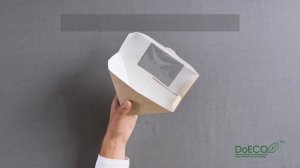 Инструкция по сборке упаковки для сэндвичей ECO Sandwich Doeco