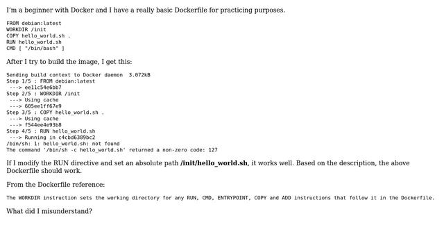 DevOps & SysAdmins: Docker WORKDIR confusion смотреть онлайн