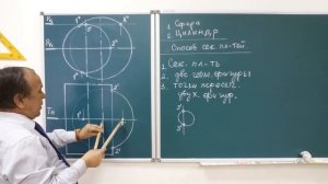 Взаимное пересечение поверхностей (Способ вспомогательных секущих плоскостей. ДГР-3/