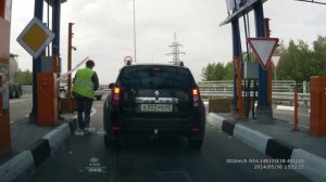 Халявщики на платном путепроводе Рязань (часть - 2)