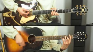 The Beatles | From Me To You | Instrumental Cover (Guitar, Bass, Harmonica)