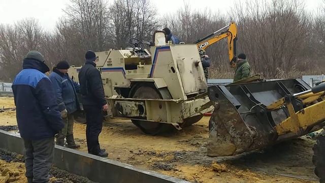 Запуск укладчика с толкача,п.Борисовка смотреть онлайн