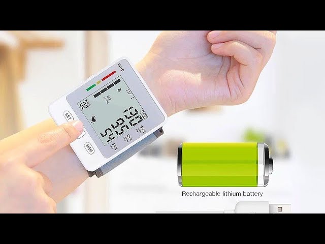 Автоматический тонометр на запястье OLIECO / Automatic blood pressure monitor OLIECO