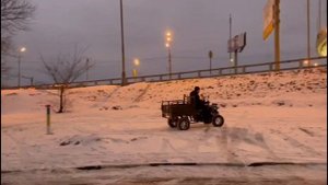 Грузовой электроквадроцикл Фермер ЕМ-015, с понижающей передачей