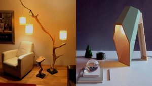 Светильники и лампы из дерева своими руками для дома