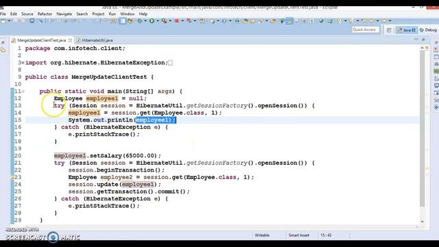 Difference between merge and update in hibernate смотреть онлайн