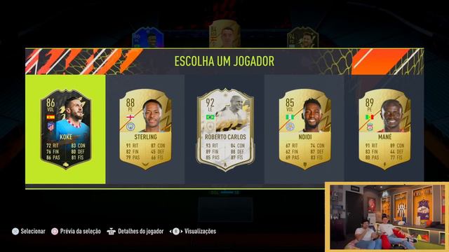 Se acertar o Penalti... Escolho o Jogador no FIFA 22 ⚽️ смотреть онлайн