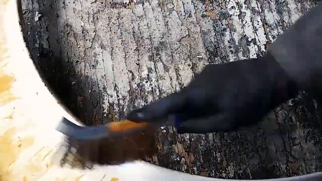 Удаление краски и коррозии. Окраска от нашего клиента Егора Серегина