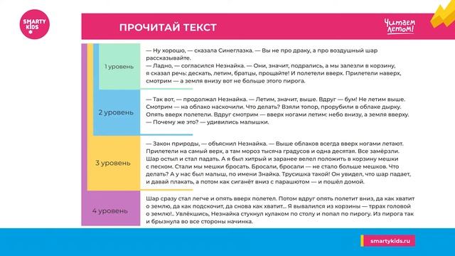 «Читаем летом». Урок 1 (1-4 классы) смотреть онлайн