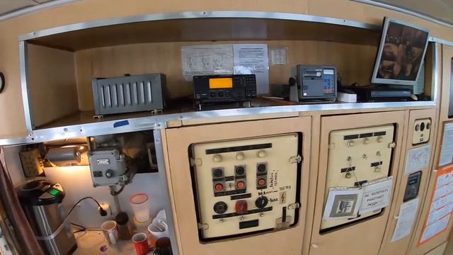 Работа на рыболовном судне. Ходовой мостик.