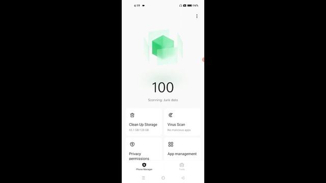 Realme C33 One Click Virus And Junk Clean смотреть онлайн