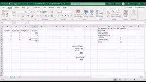 Microsoft Excel for Windows 10: Performing Mathematical Operations and Formatting Numerical Data)