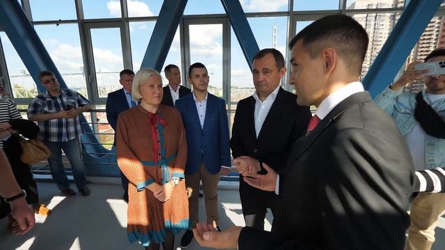 В Реутове открыли надземный пешеходный переход через железнодорожные пути 06.09.2023