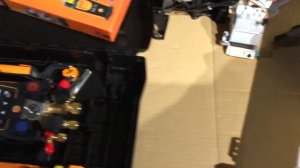 Testo 557S refrigerant manifold, testo 552i wireless vacuum probe Micron meter, + phone app