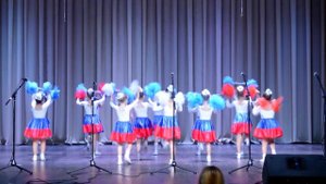 Танец "Вперед Россия", МАДОУ "Атяшевский детский сад № 1"