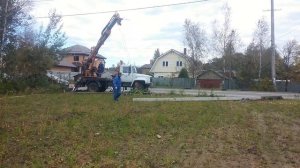 Перенос электрического столба.