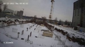 TimeLapse.Работа башенного крана КБ-401.
